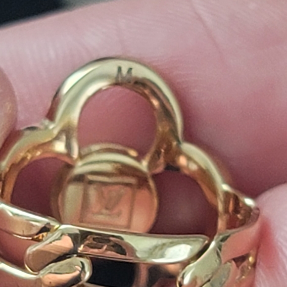 Louis Vuitton Strass Encrusted Flower Power Ring S - Picture 4 of 9